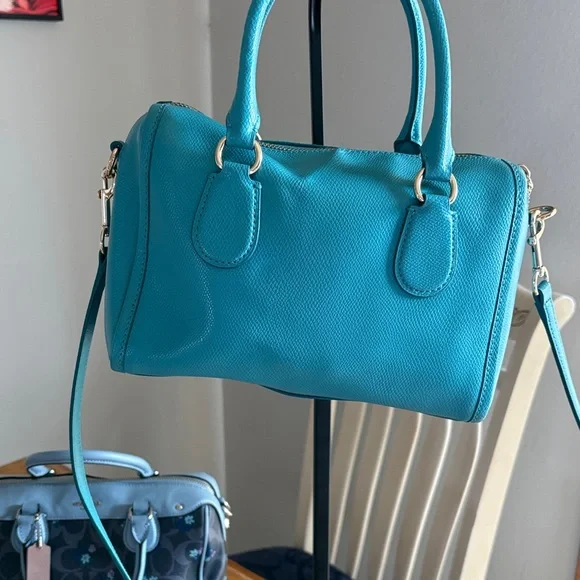 Coach 2015 Teal mini Bennett - Picture 2 of 7